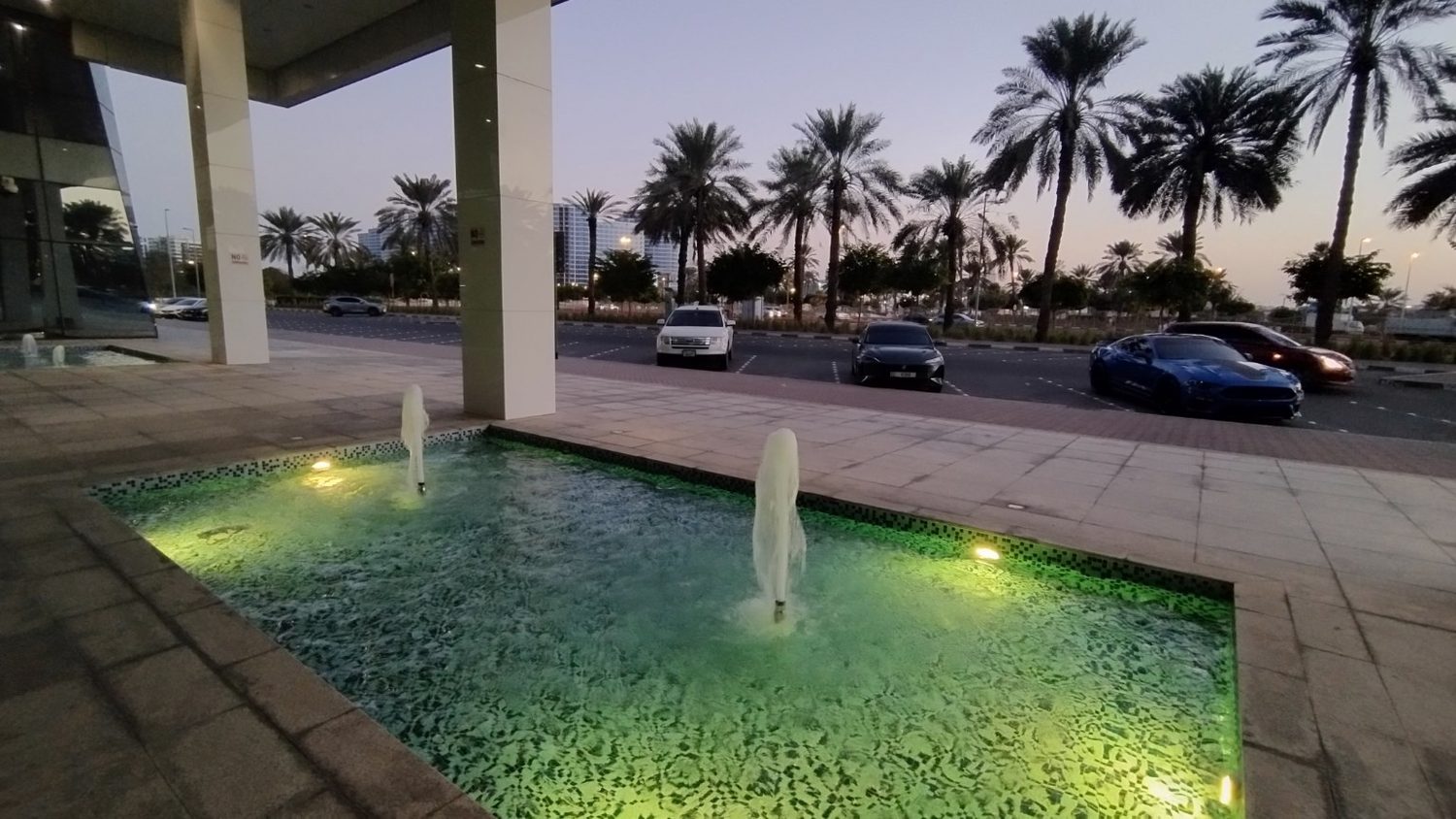 UAE water feature and building services support
